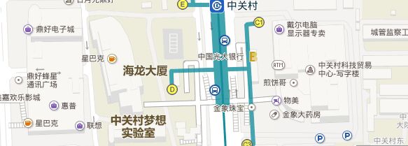 大厦简略地图